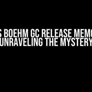 Does Boehm GC Release Memory? Unraveling the Mystery