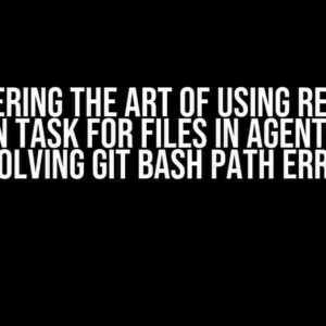 Mastering the Art of Using Replace Token Task for Files in Agents and Resolving Git Bash Path Errors